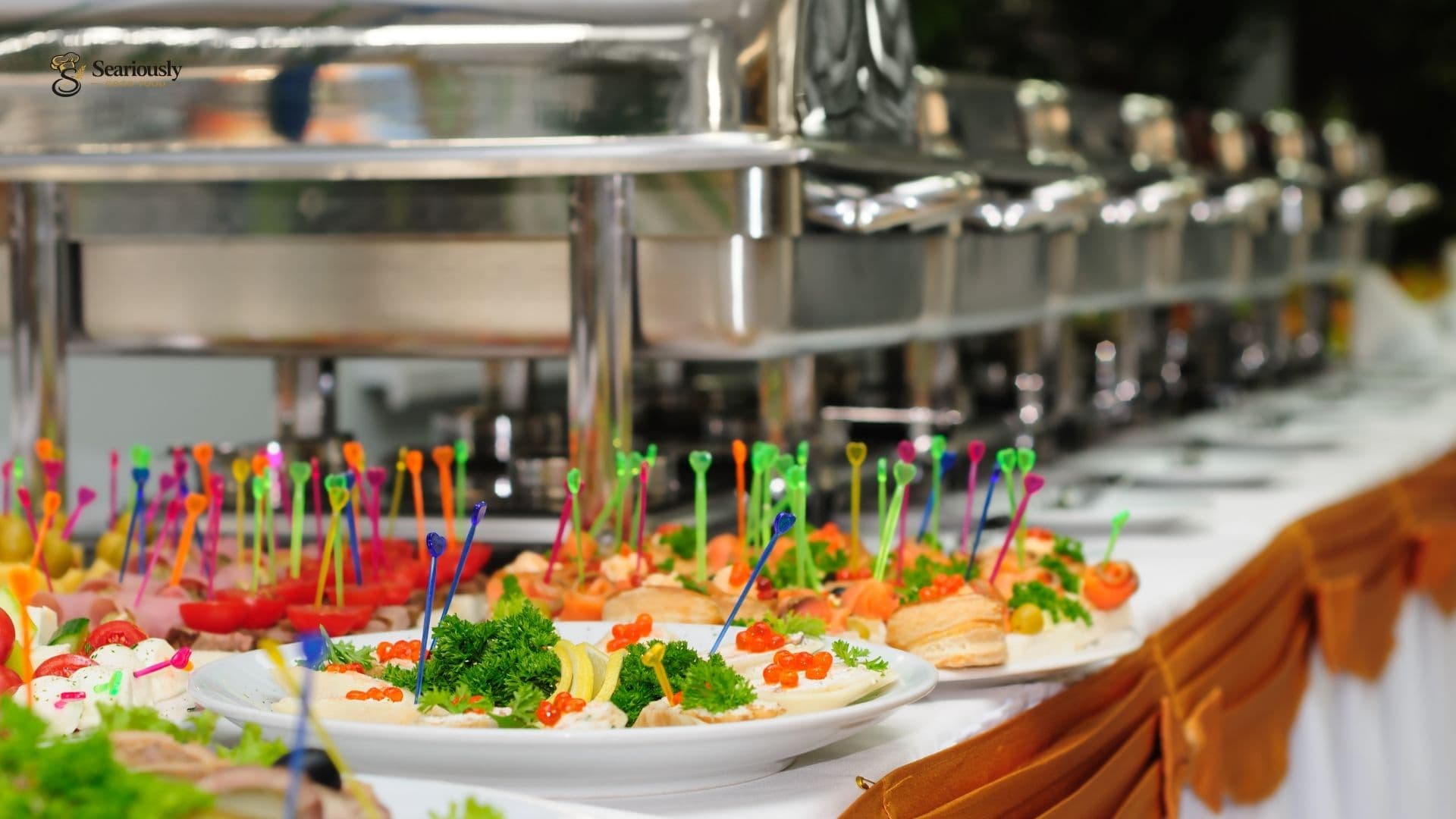Banquet buffet line