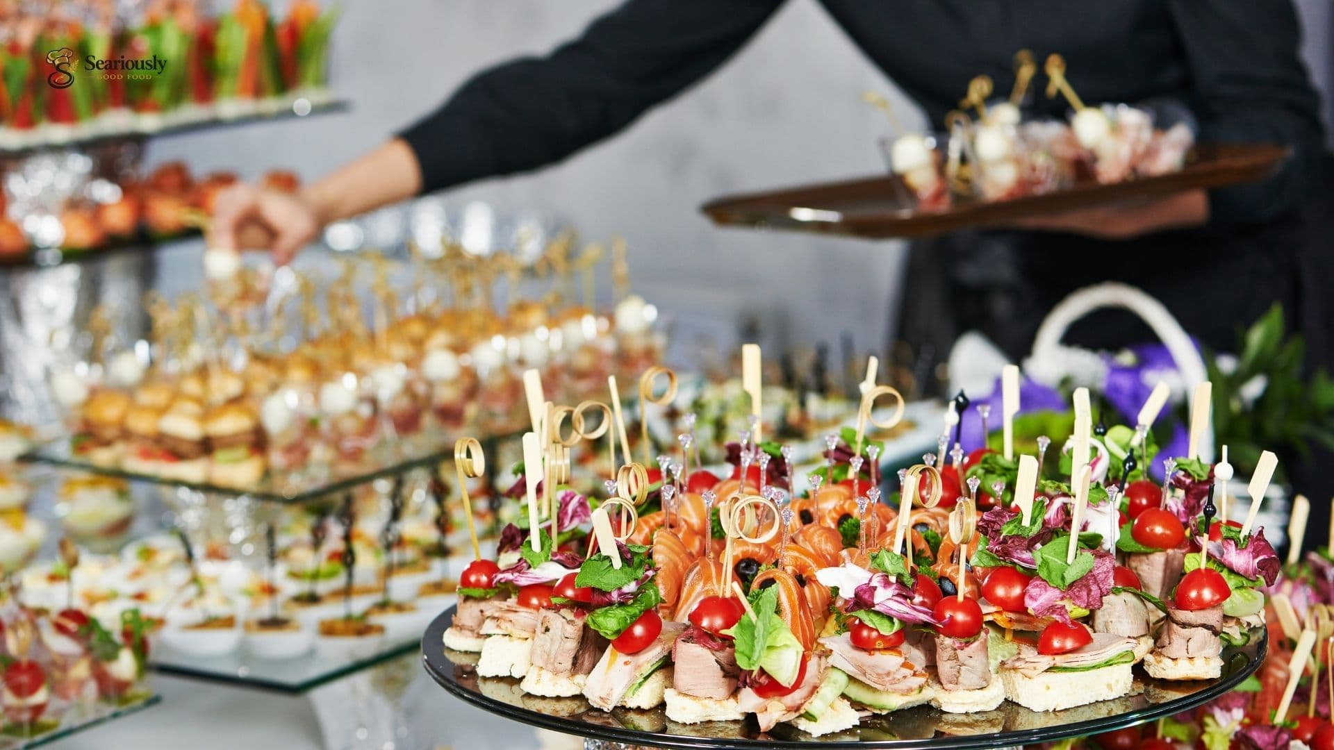 Canape appetizer service