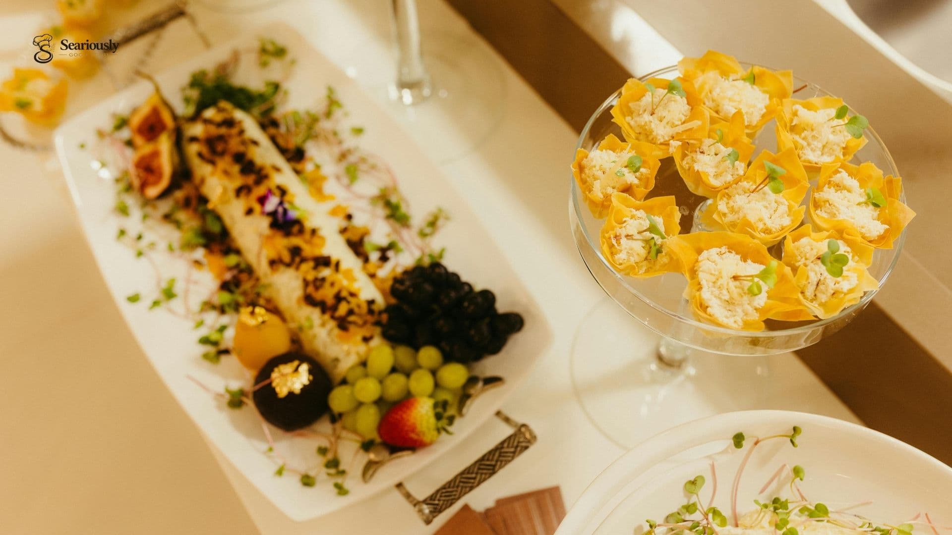 Beautifully plated dish